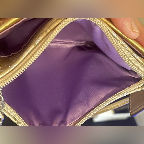 Coach Signature Glitter C Wristlet EUC - Picture 7 of 7